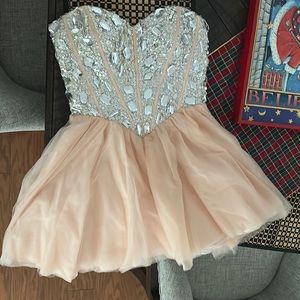 Short NOX dress peach color size XS